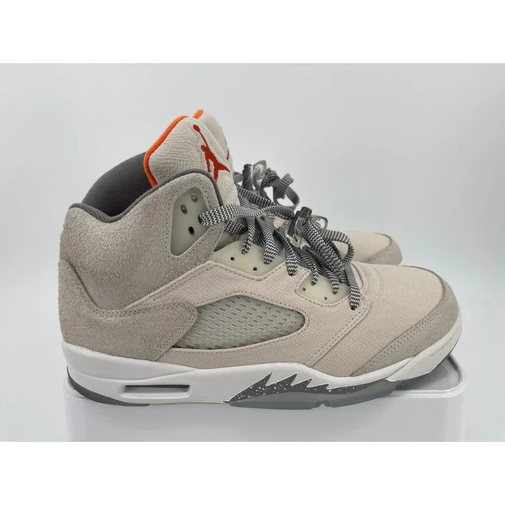 Jordan Air Jordan 5 Retro SE Craft Light Orewood Brown Safety Orange Excellent